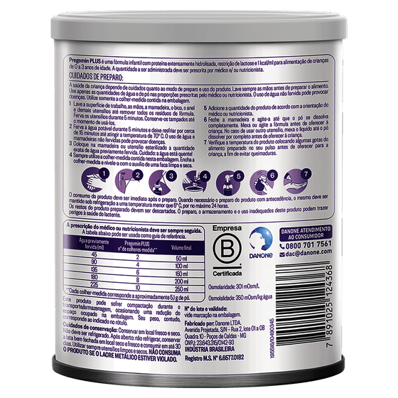 Pregomin Plus Danone 0-3 Anos 400g - Imagem 3